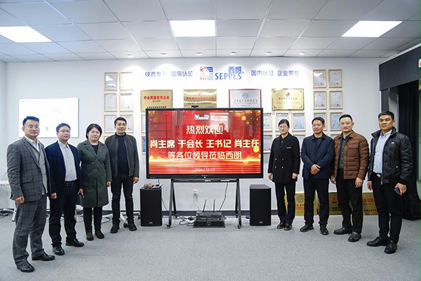 肖主席参观苏州粉色黄色软件下载门业 肖主席参观苏州粉色黄色软件下载门业